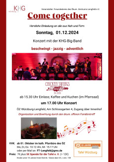 1.12.   Konzert der Big-Band „Chicken Swings“